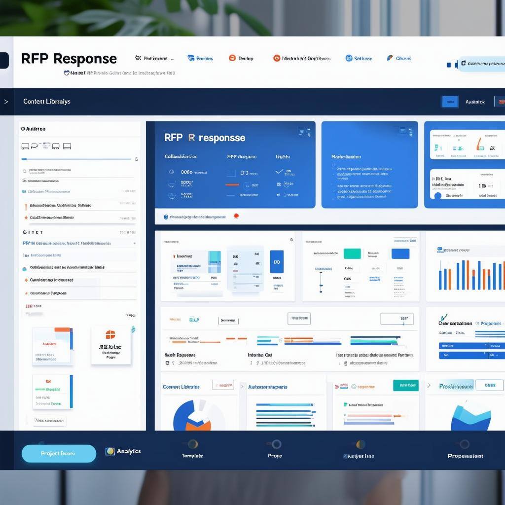 Image of RFP Response Management Tool dashboard